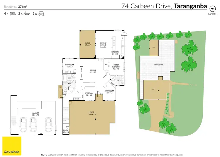 Floorplan of Homely house listing, 74 Carbeen Drive, Taranganba QLD 4703