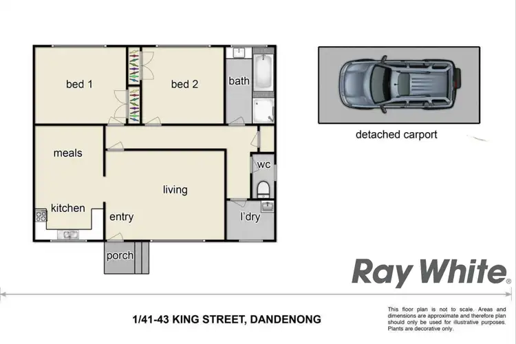 Floorplan of Homely unit listing, 1/41-43 King Street, Dandenong VIC 3175