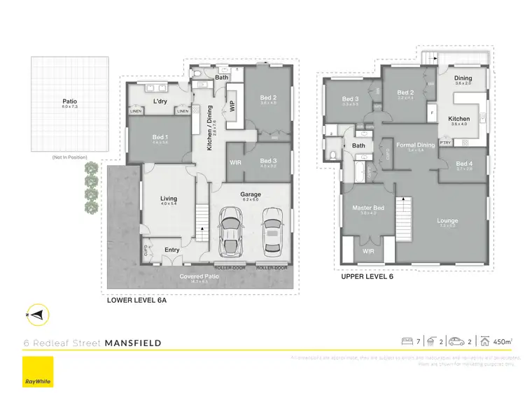 Floorplan of Homely house listing, 6 Redleaf Street, Mansfield QLD 4122