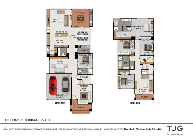 Floorplan of Homely house listing, 19 Gromark Terrace (The Gables), Box Hill NSW 2765