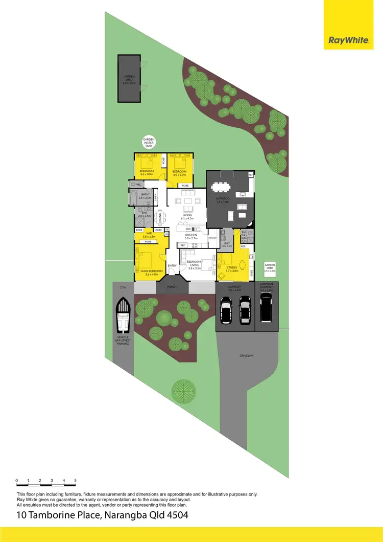 Floorplan of Homely house listing, 10 Tamborine Place, Narangba QLD 4504