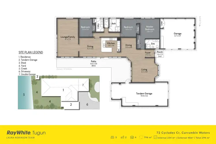 Floorplan of Homely house listing, 72 Cyclades Crescent, Currumbin Waters QLD 4223
