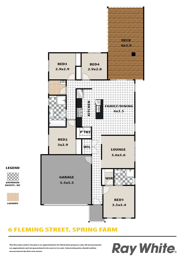 Floorplan of Homely house listing, 6 Fleming Street, Spring Farm NSW 2570