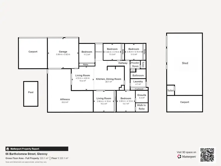 Floorplan of Homely house listing, 66 Bartholomew Street, Glenroy NSW 2640