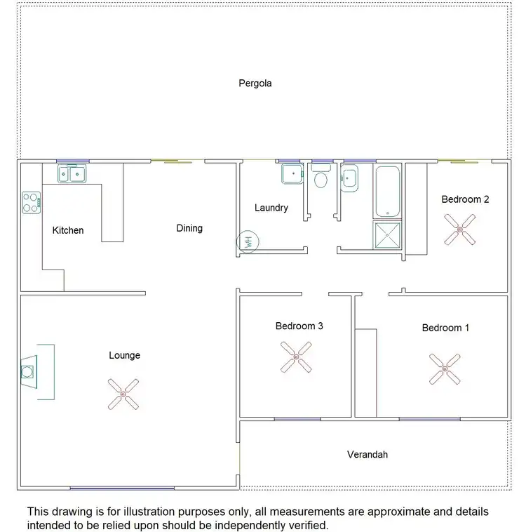 Floorplan of Homely house listing, 1 Edward Street, Bordertown SA 5268