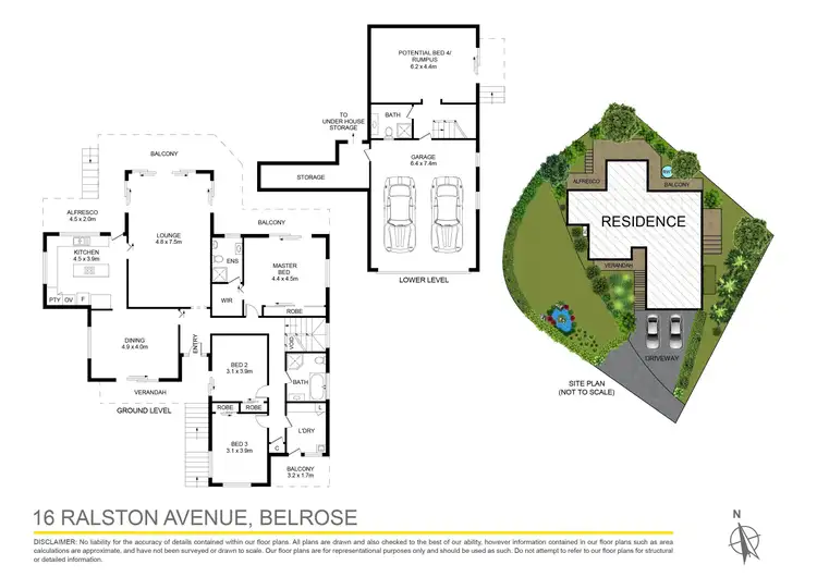 Floorplan of Homely house listing, 16 Ralston Avenue, Belrose NSW 2085
