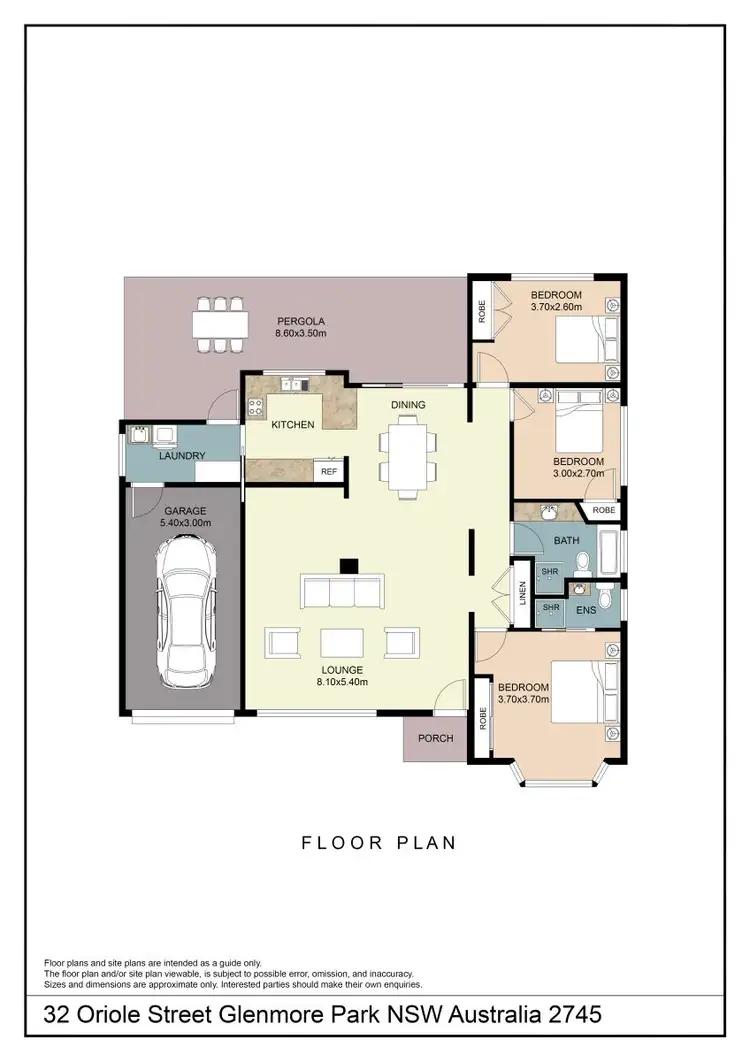 Floorplan of Homely house listing, 32 Oriole Street, Glenmore Park NSW 2745