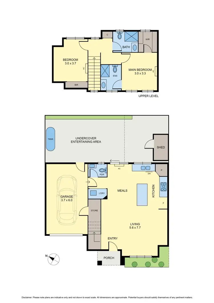 Floorplan of Homely townhouse listing, 2/2 Kennedy Street, Glenroy VIC 3046