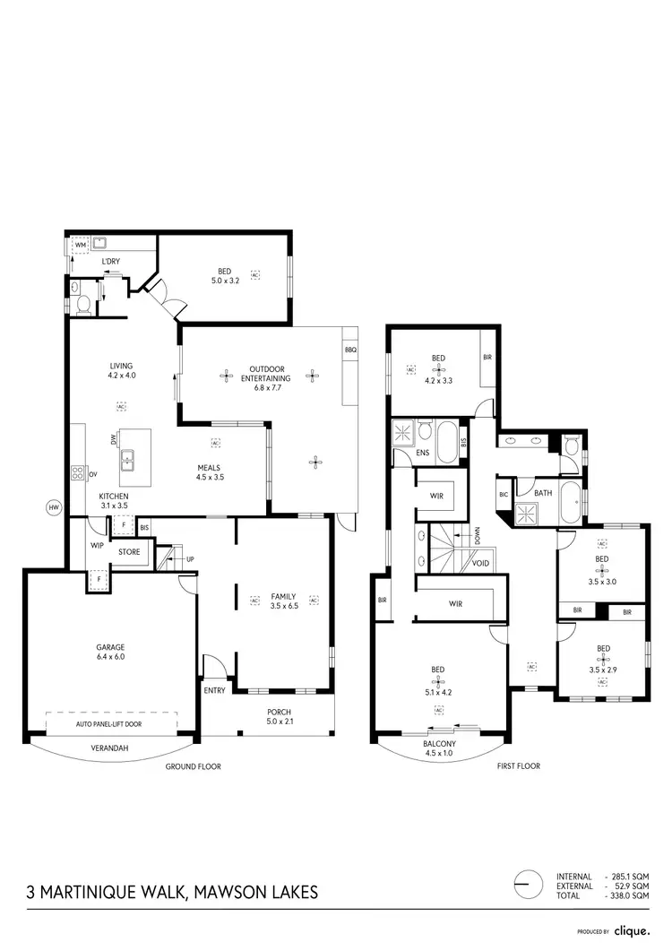 Floorplan of Homely house listing, 3 Martinique Walk, Mawson Lakes SA 5095