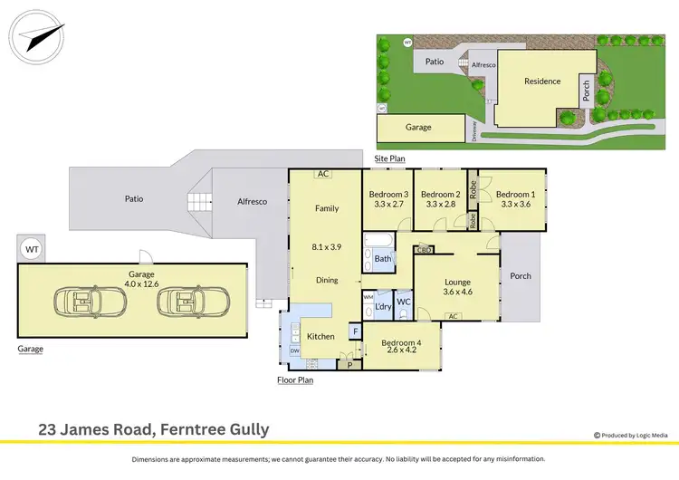 Floorplan of Homely house listing, 23 James Road, Ferntree Gully VIC 3156