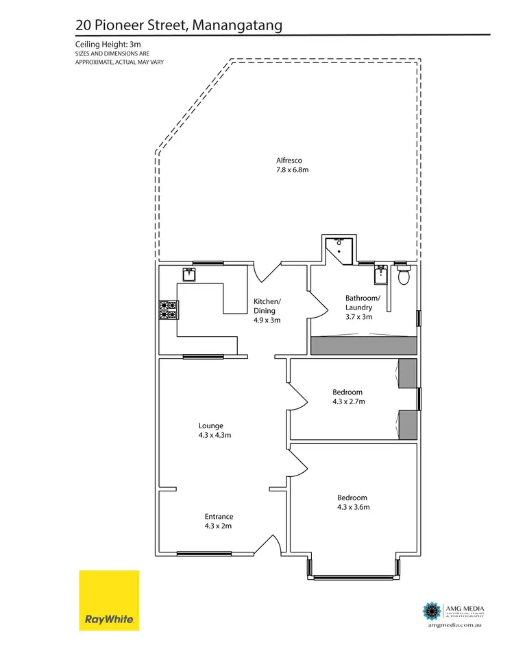 Floorplan of Homely house listing, 20 Pioneer Street, Manangatang VIC 3546