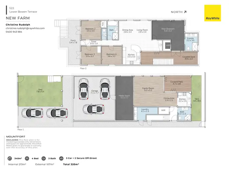 Floorplan of Homely house listing, 522 Lower Bowen Terrace, New Farm QLD 4005