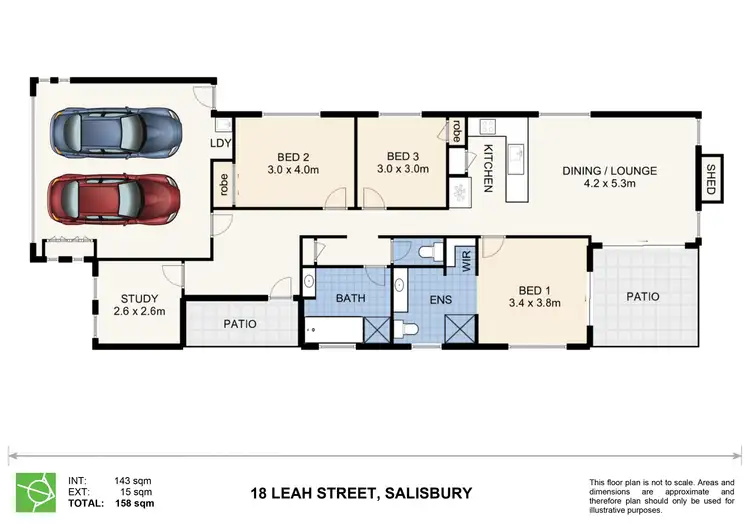 Floorplan of Homely house listing, 18 Leah Avenue, Salisbury QLD 4107