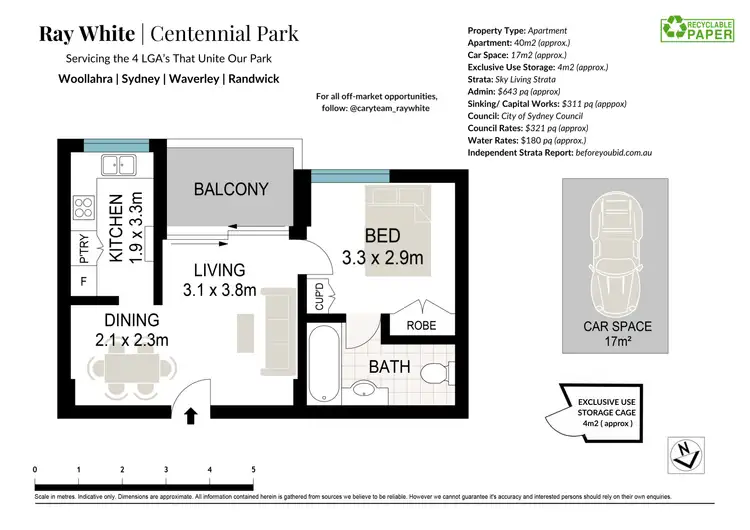 Floorplan of Homely apartment listing, 56/57-67 Cook Road, Centennial Park NSW 2021