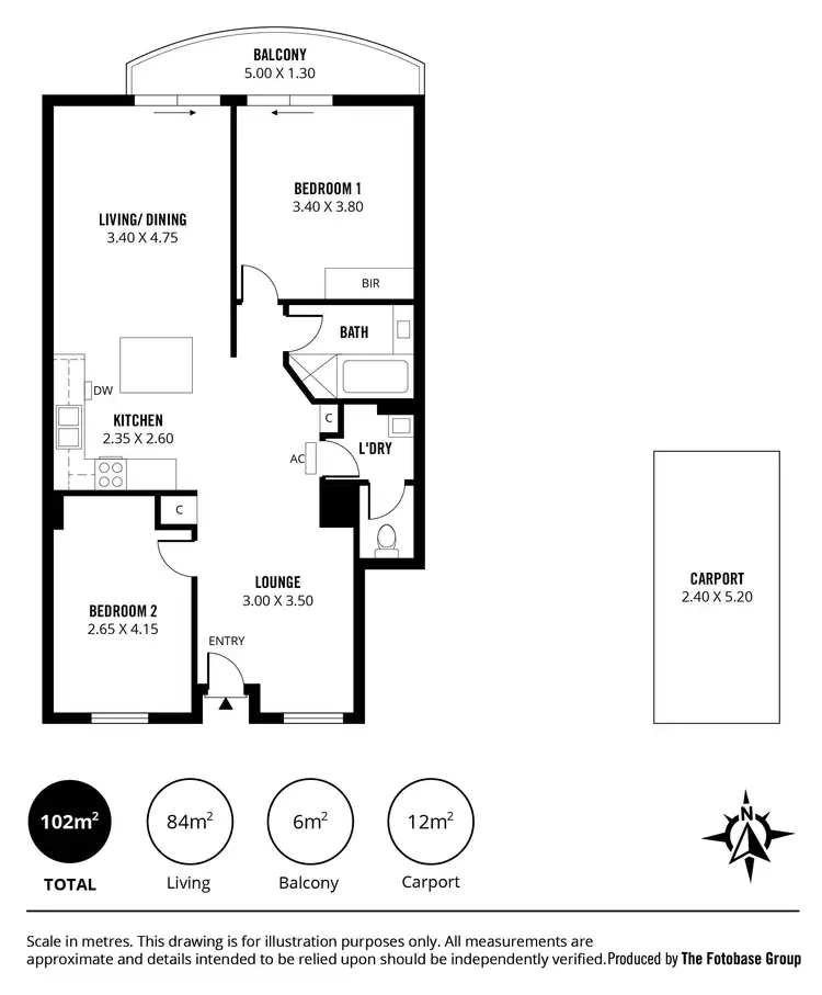 Floorplan of Homely apartment listing, 41/177 Angas Street, Adelaide SA 5000