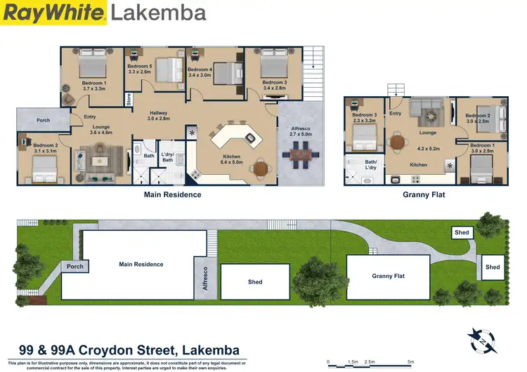 Floorplan of Homely house listing, 99 & 101 Croydon Street, Lakemba NSW 2195