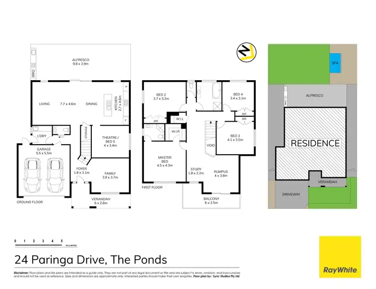 Floorplan of Homely house listing, 24 Paringa Drive, The Ponds NSW 2769