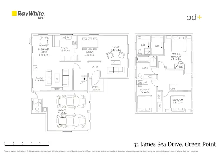 Floorplan of Homely house listing, 32 James Sea Drive, Green Point NSW 2251
