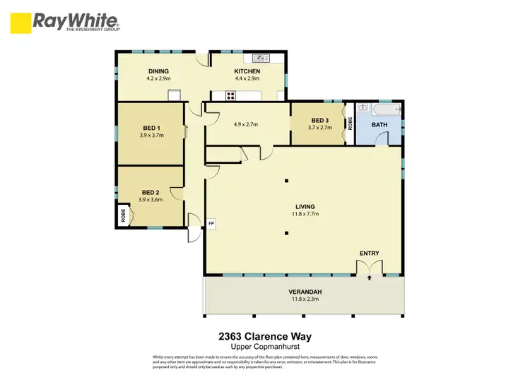 Floorplan of Homely house listing, 2363 Clarence Way, Upper Copmanhurst NSW 2460