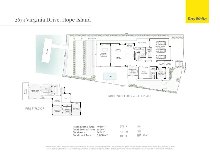 Floorplan of Homely house listing, 2633 Virginia Drive, Hope Island QLD 4212