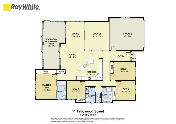 Floorplan of Homely house listing, 11 Tallowood Street, South Grafton NSW 2460