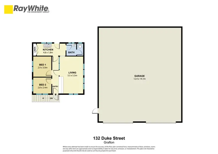 Floorplan of Homely house listing, 128 Duke Street, Grafton NSW 2460