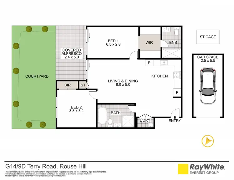 Floorplan of Homely apartment listing, G14/9D Terry Road, Rouse Hill NSW 2155