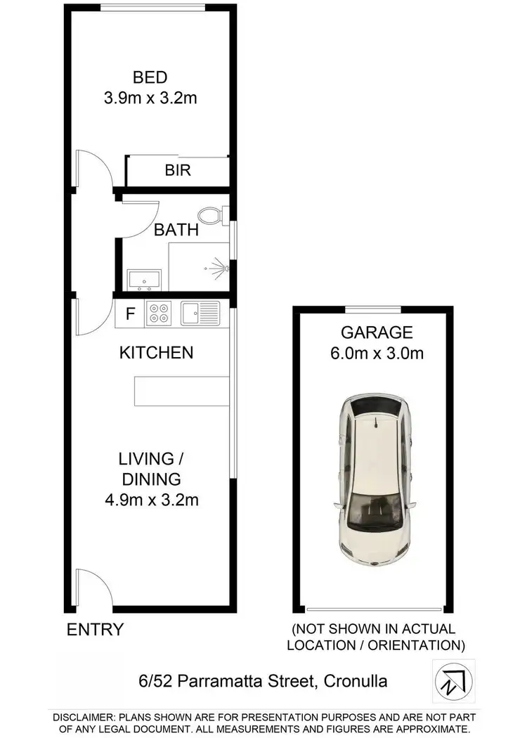 Floorplan of Homely unit listing, 6/52 Parramatta Street, Cronulla NSW 2230