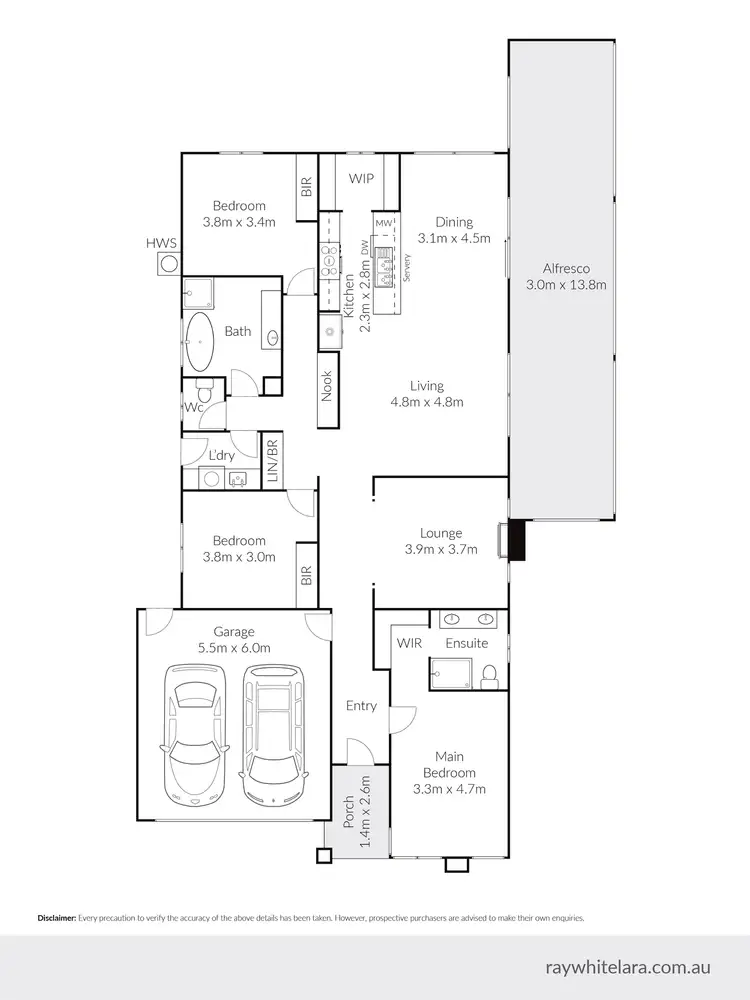 Floorplan of Homely house listing, 59 Callistemon Circuit, Lara VIC 3212