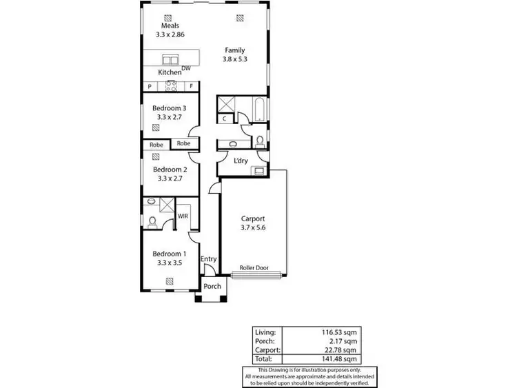 Floorplan of Homely house listing, 2 Binderi Crescent, Ingle Farm SA 5098