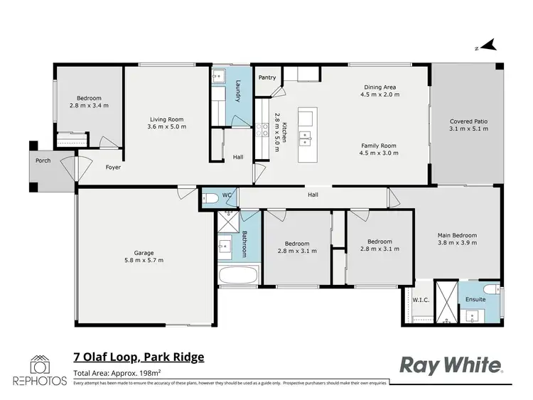 Floorplan of Homely house listing, 7 Olaf Loop, Park Ridge QLD 4125