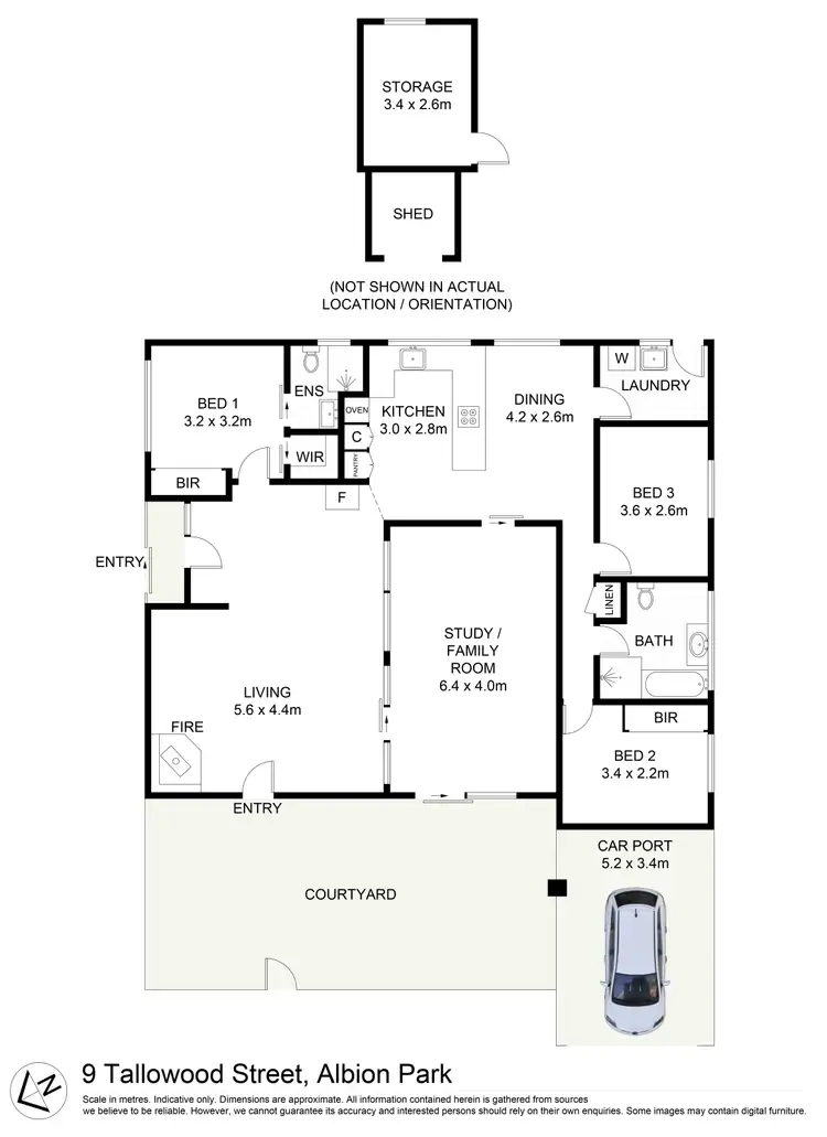 Floorplan of Homely house listing, 9 Tallowood Street, Albion Park NSW 2527