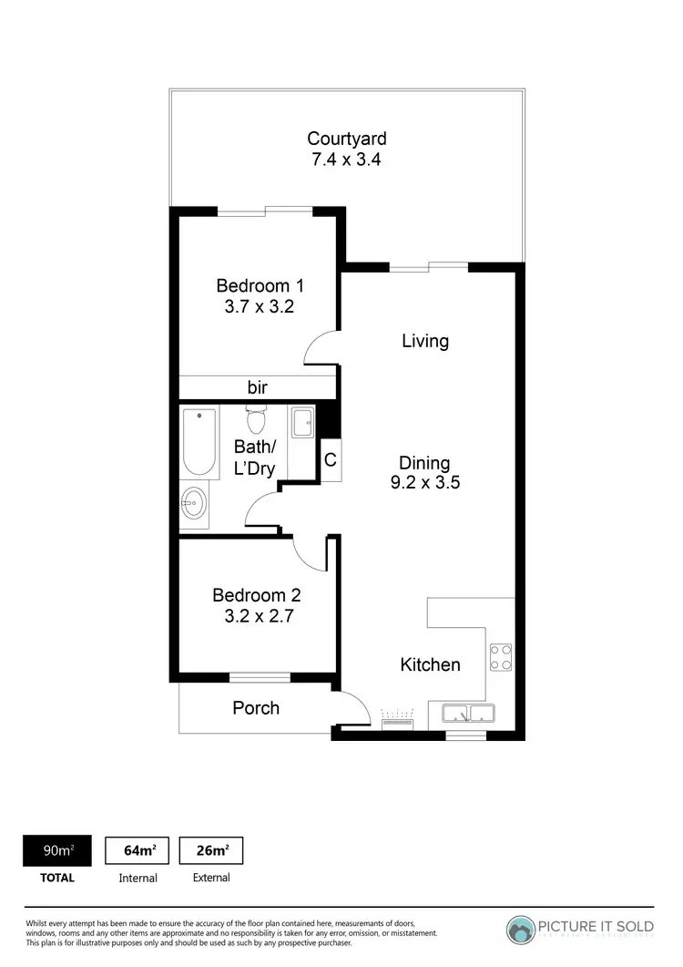 Floorplan of Homely apartment listing, 41/274 South Terrace, Adelaide SA 5000