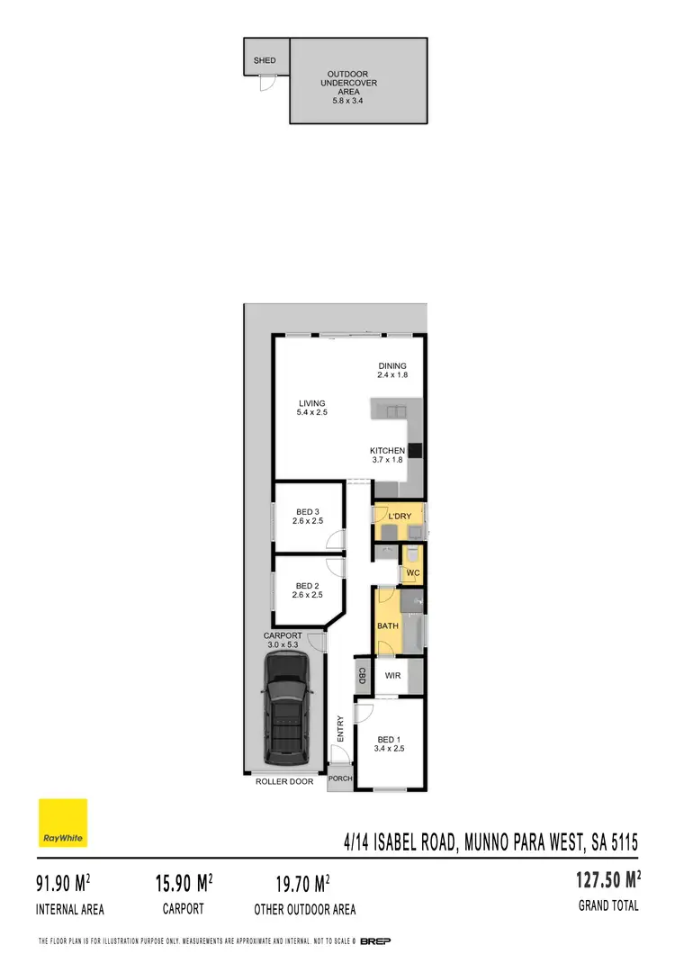 Floorplan of Homely house listing, 4/14 Isabel Road, Munno Para West SA 5115