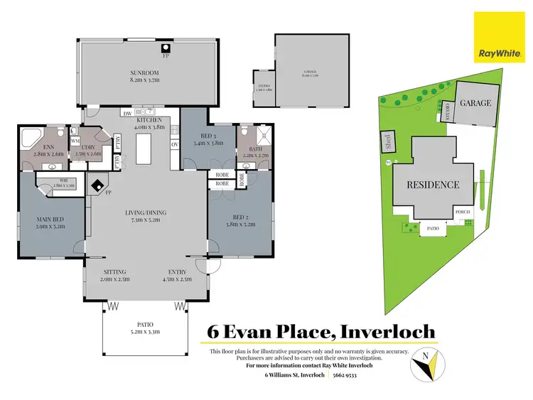Floorplan of Homely house listing, 6 Evan Place, Inverloch VIC 3996