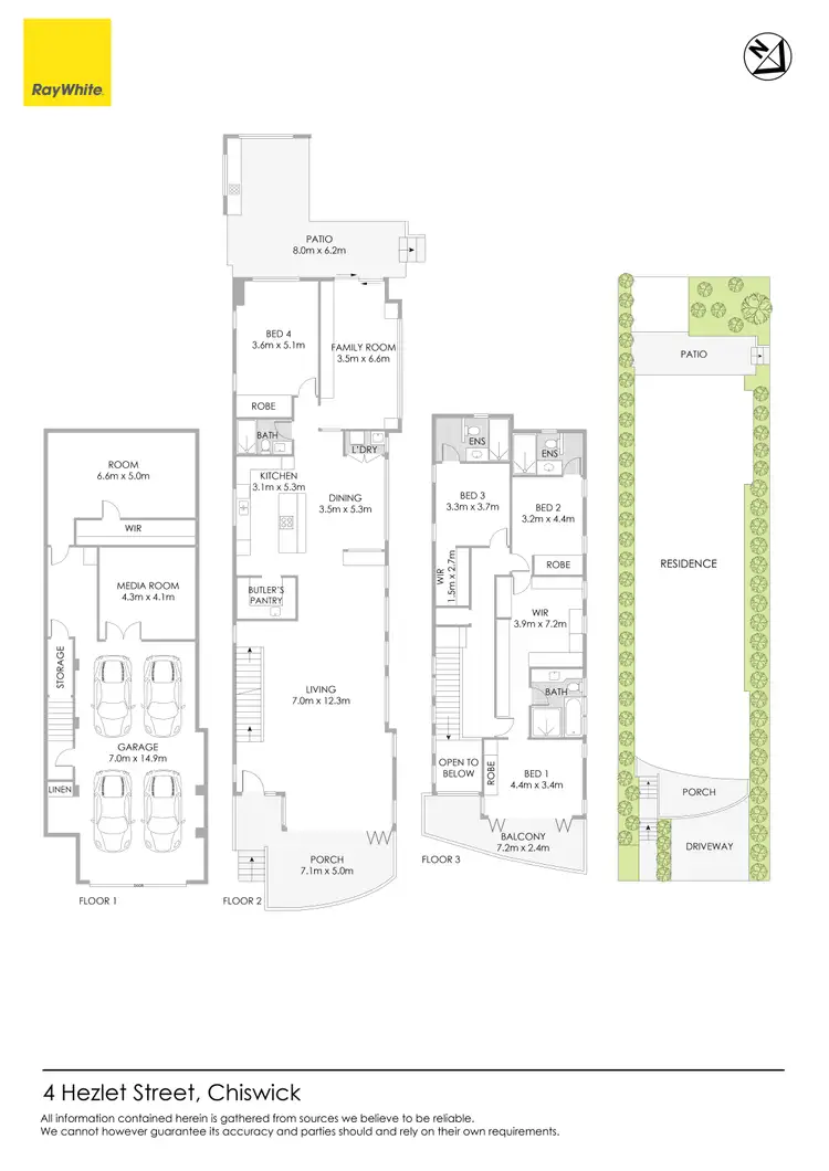 Floorplan of Homely house listing, 4 Hezlet Street, Chiswick NSW 2046