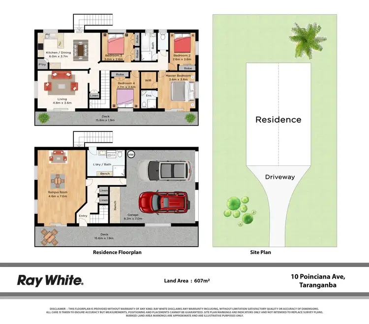 Floorplan of Homely house listing, 10 Poinciana Avenue, Taranganba QLD 4703