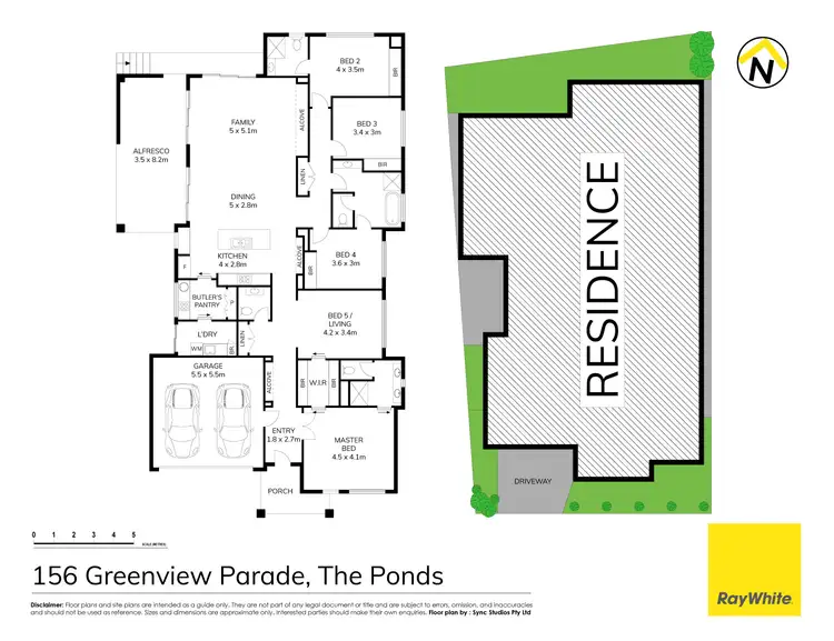 Floorplan of Homely house listing, 156 Greenview Parade, The Ponds NSW 2769
