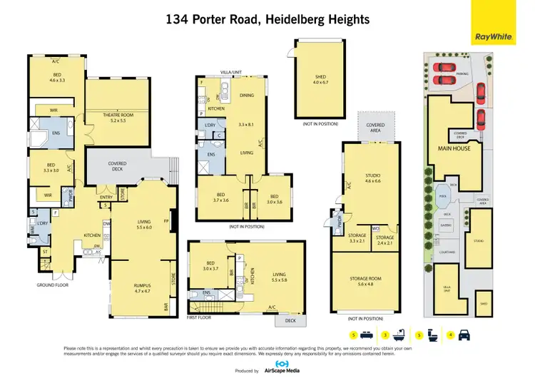 Floorplan of Homely house listing, 134 Porter Road, Heidelberg Heights VIC 3081