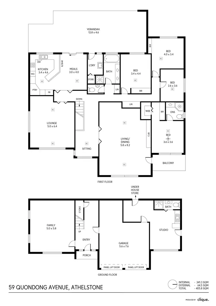 Floorplan of Homely house listing, 59 Quondong Avenue, Athelstone SA 5076