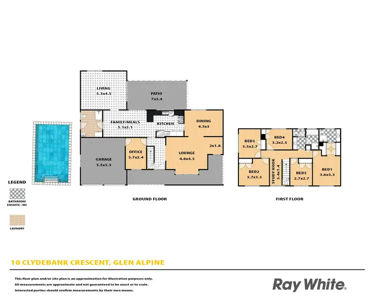 Floorplan of Homely house listing, 10 Clydebank Crescent, Glen Alpine NSW 2560