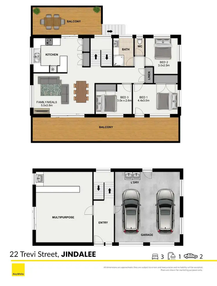 Floorplan of Homely house listing, 22 Trevi Street, Jindalee QLD 4074