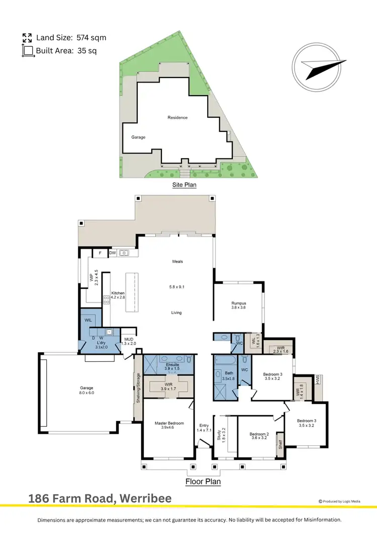 Floorplan of Homely house listing, 186 Farm Road, Werribee VIC 3030