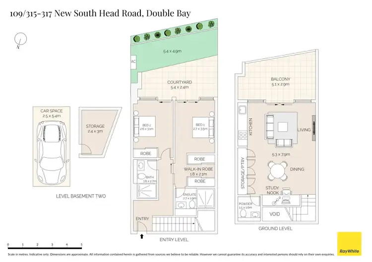 Floorplan of Homely apartment listing, 109/315-317 New South Head Road, Double Bay NSW 2028