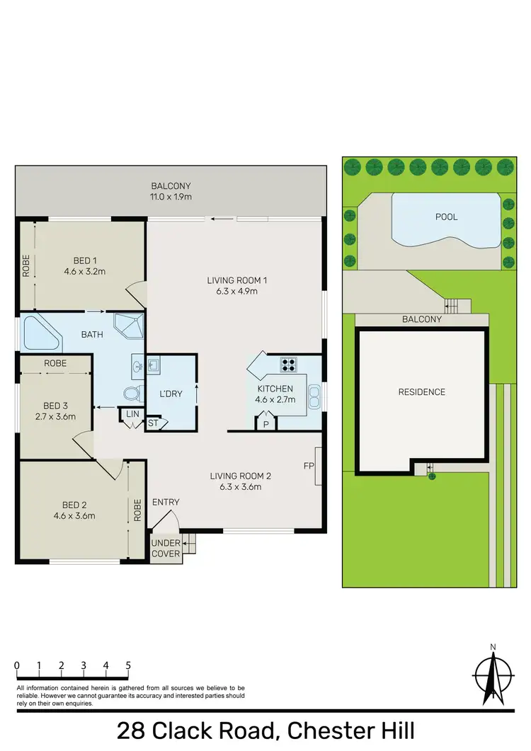 Floorplan of Homely house listing, 28 Clack Road, Chester Hill NSW 2162