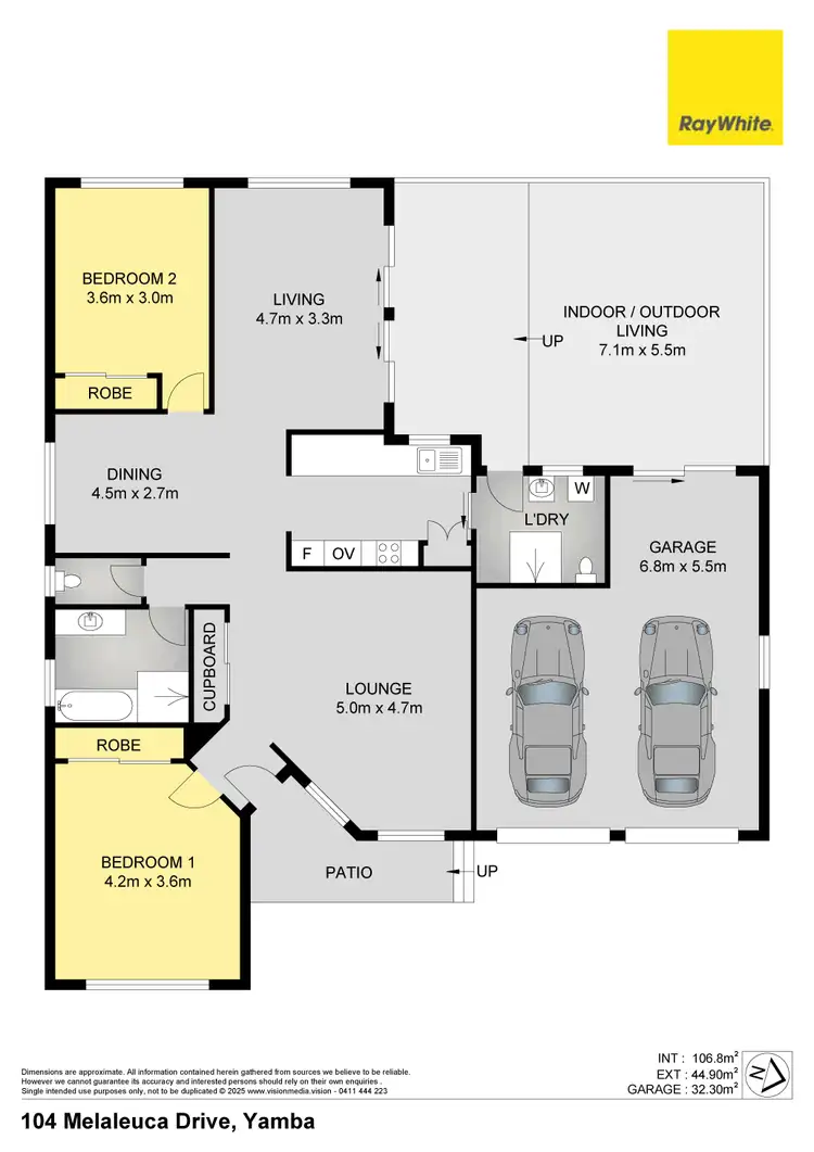 Floorplan of Homely house listing, 104 Melaleuca Drive, Yamba NSW 2464