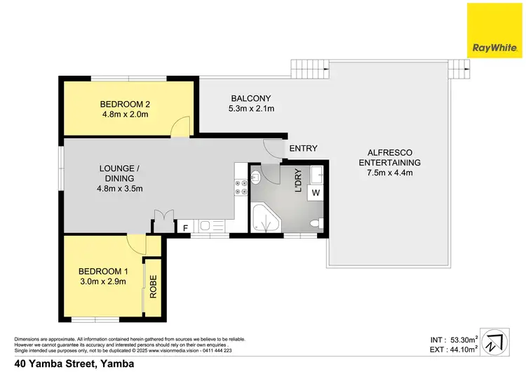 Floorplan of Homely house listing, 40 Yamba Street, Yamba NSW 2464