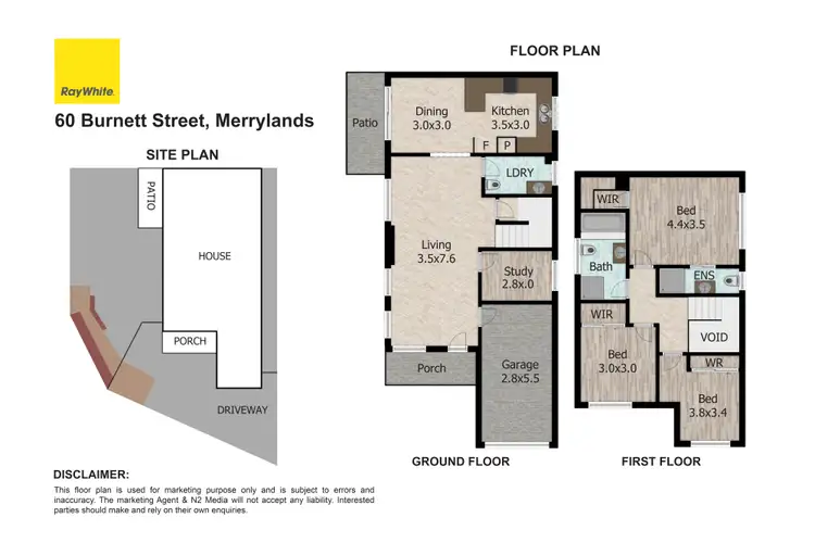 Floorplan of Homely house listing, 60 Burnett Street, Merrylands NSW 2160