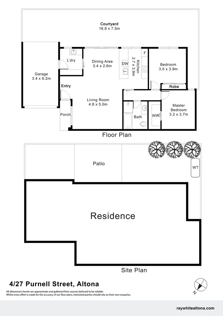 Floorplan of Homely unit listing, 4/27 Purnell Street, Altona VIC 3018