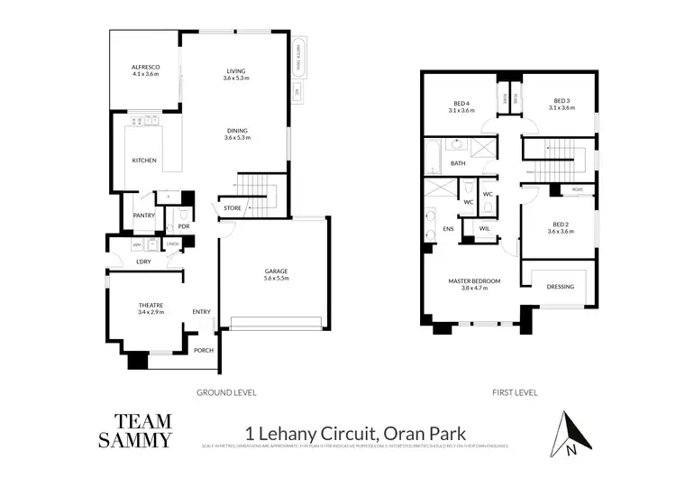 Floorplan of Homely house listing, 1 Lehany Circuit, Oran Park NSW 2570